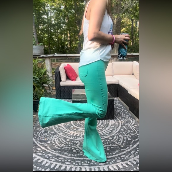 Mint Bell Bottoms - Picture 4 of 4